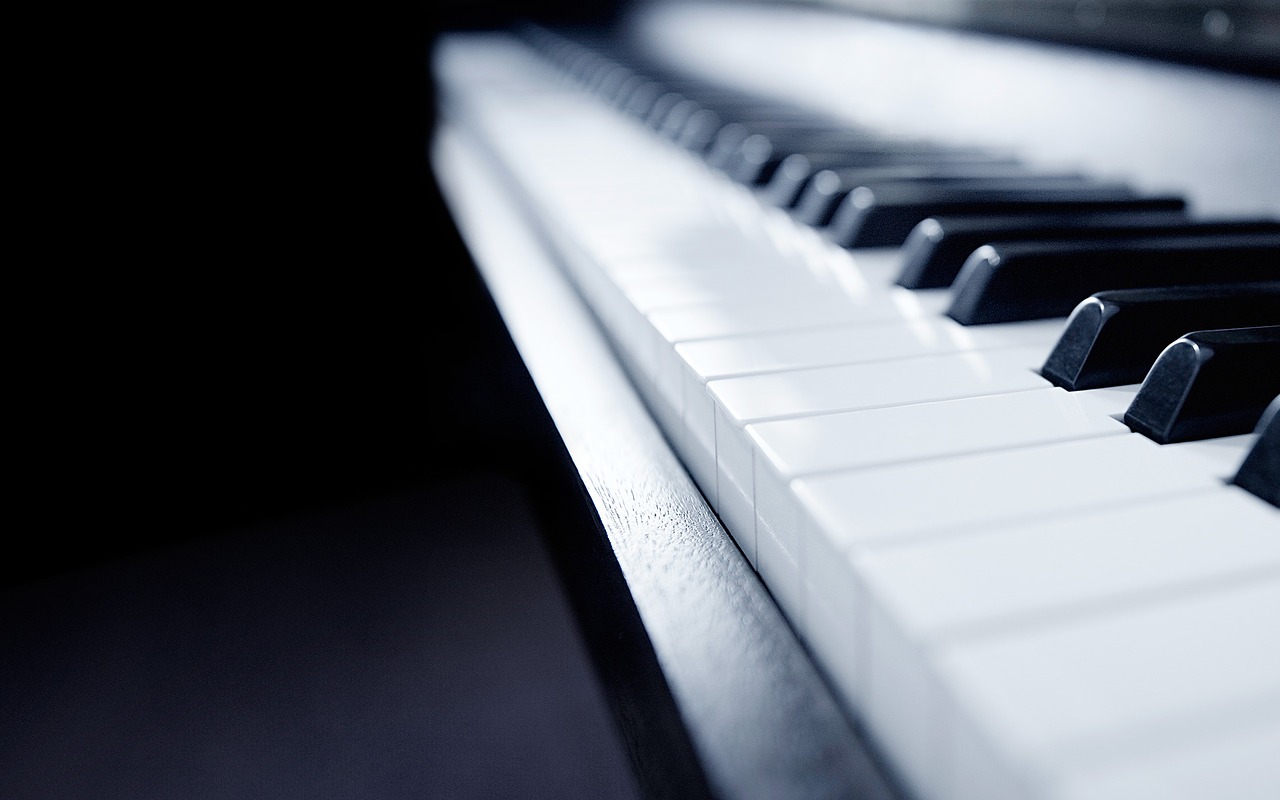 piano, music, still life